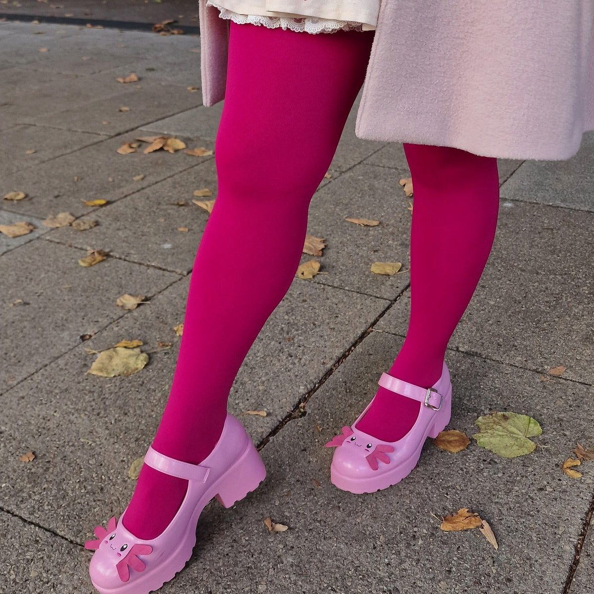 120 Denier Tights in Raspberry Pie