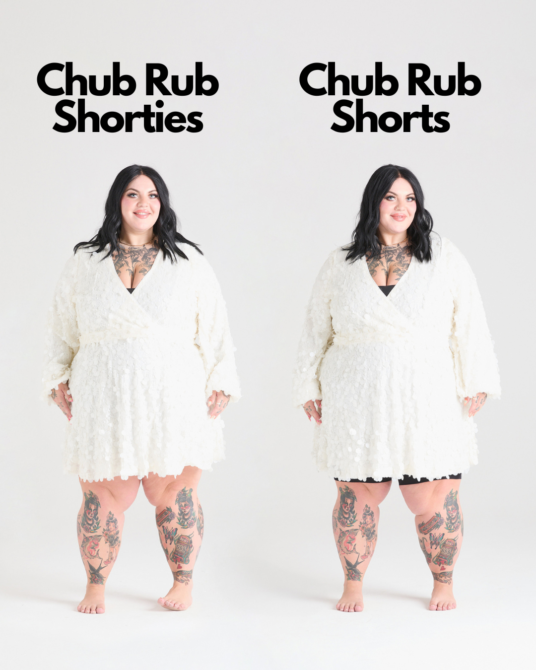 Stay Cool Chub Rub Shorts - Shorties - Black