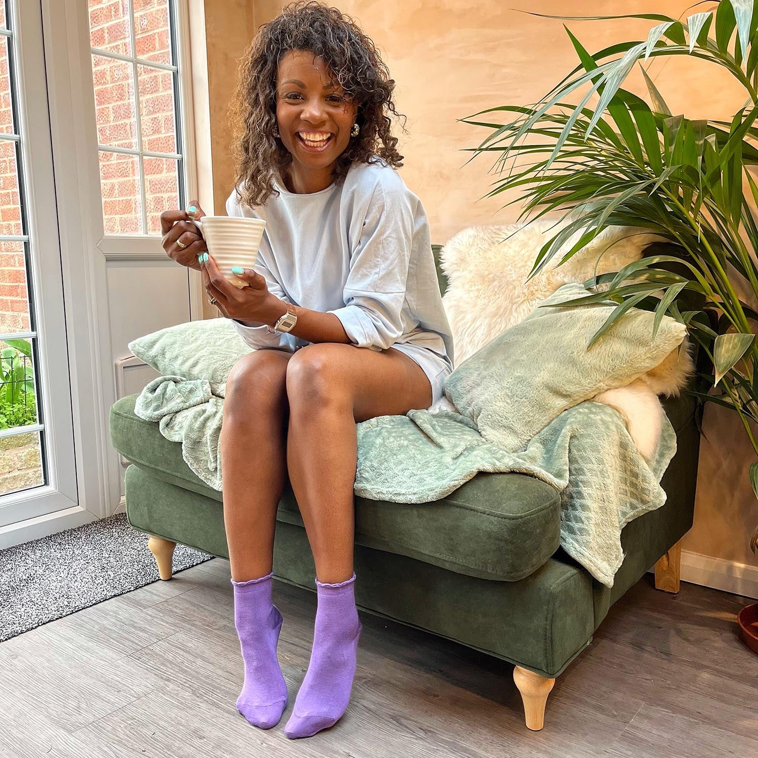 Ultimate Bamboo Ankle Socks - Sea Urchin