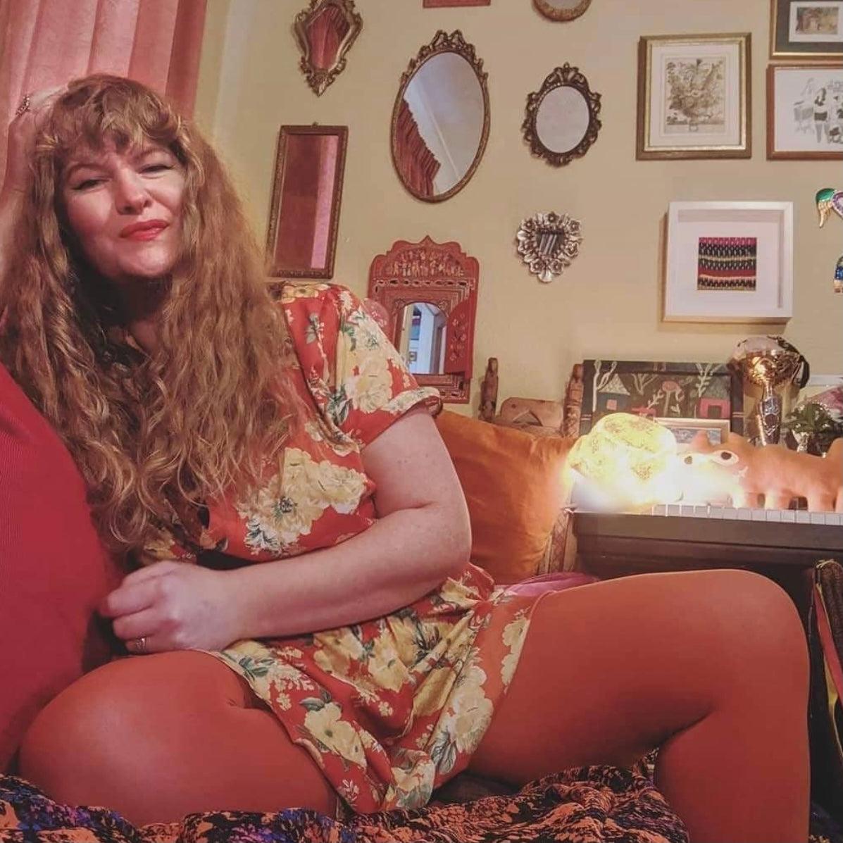 80 Denier Tights - Pumpkin Spice - Snag