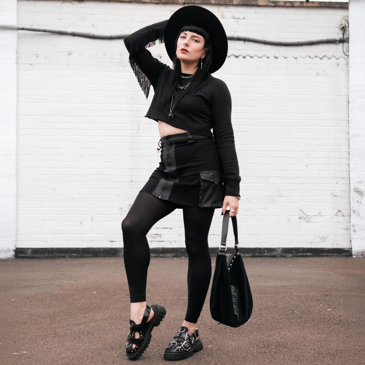 Medias sin pies Stay Cool de 80 deniers - Negro