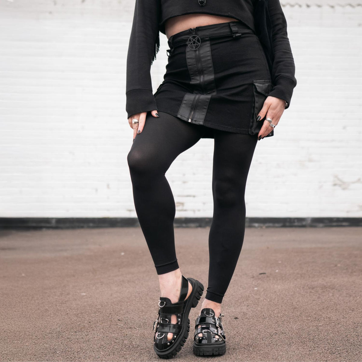 Medias sin pies Stay Cool de 80 deniers - Negro