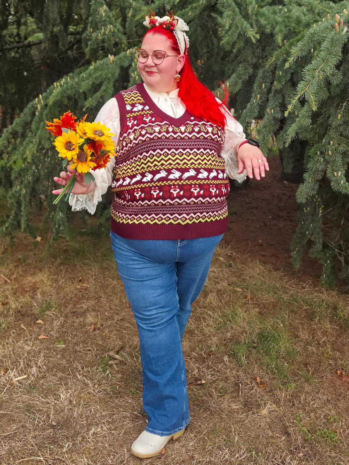 Fair Isle Vest - Woodland Adventure - Multi Colour