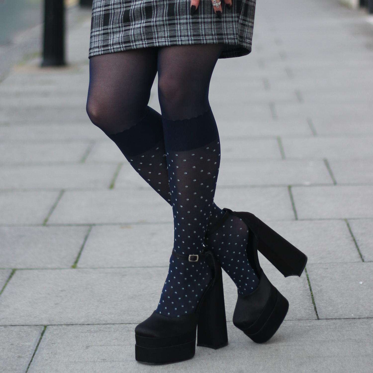 Seoul Chic Faux Sock Tights