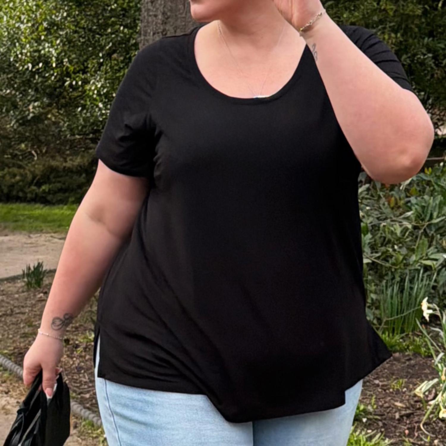 Bamboo Lounge T-shirt - Black