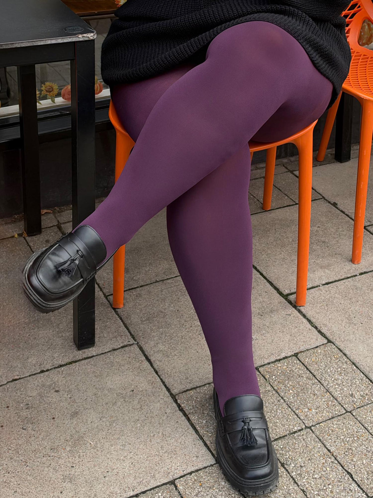 120 Denier Panty - Plum