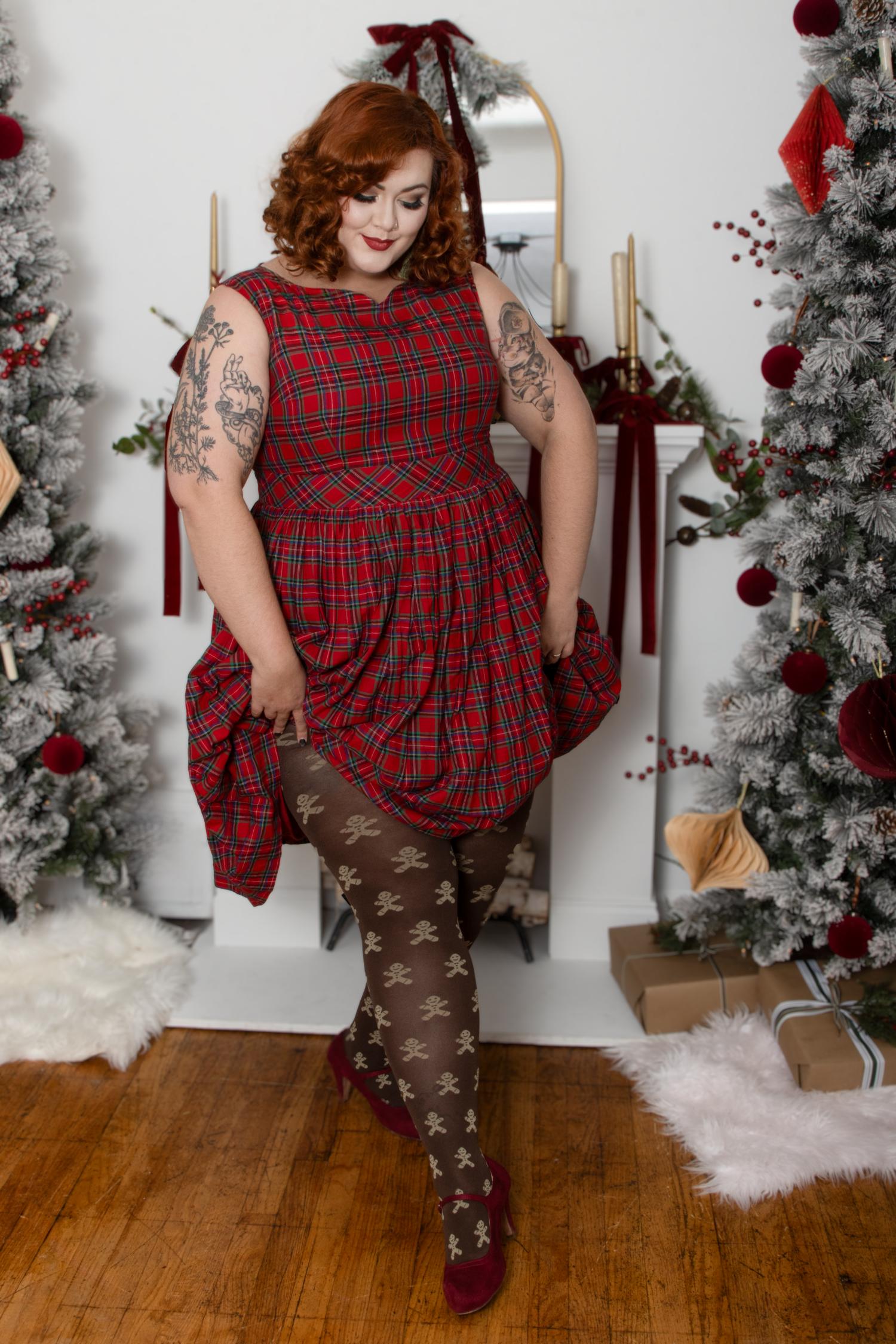 120 Denier Tights - Can't Catch Me - Hot Chocolate