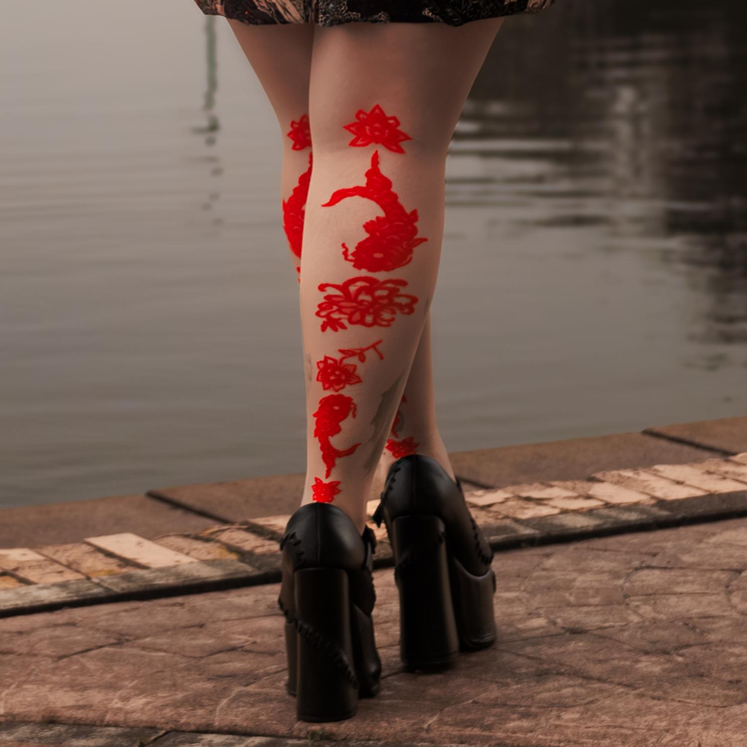 Paper Cut Tights - Builders Tea