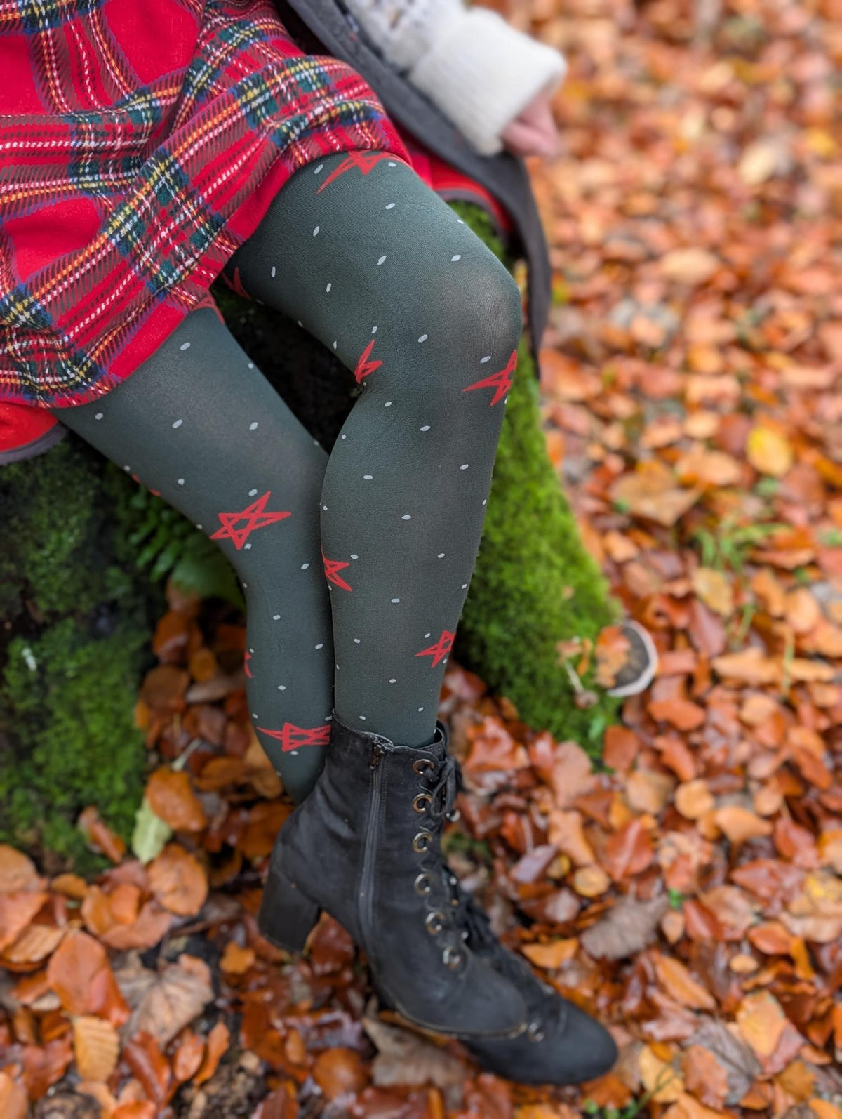 Meias opacas 80 denier - Woodland Magick