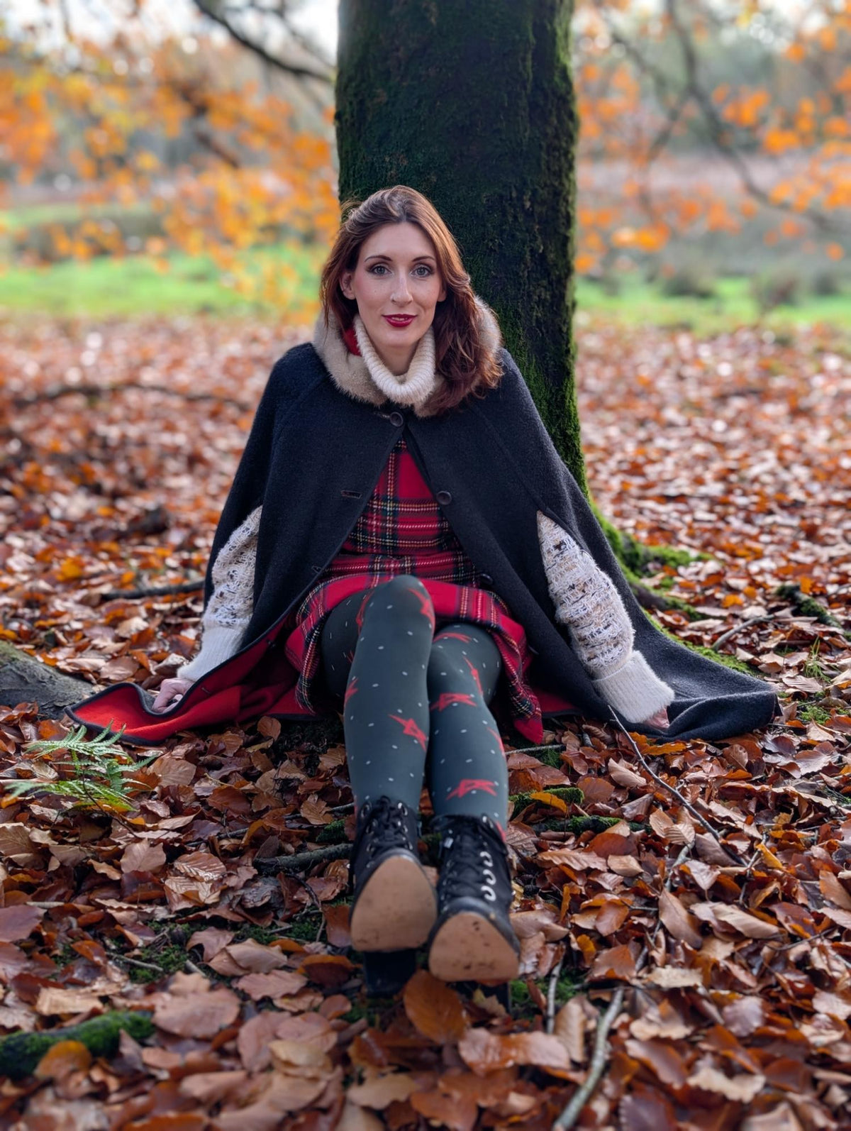Meias opacas 80 denier - Woodland Magick