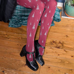 80 Denier Opaque Tights - Enchanted Forest
