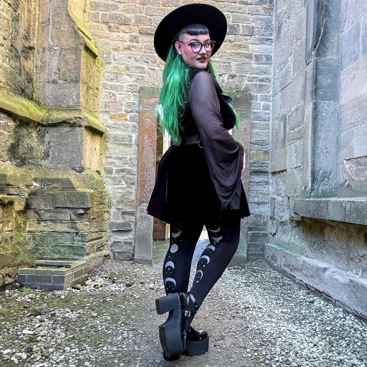 Collant coprenti da 80 denari - Fasi lunari