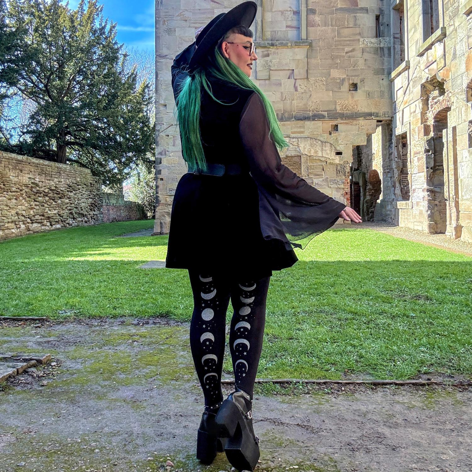 Collant coprenti da 80 denari - Fasi lunari