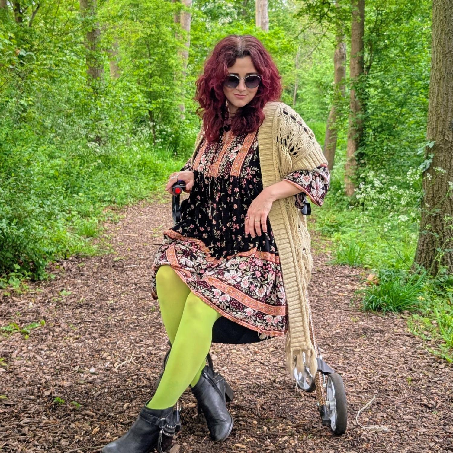 80 Denier Tights - Granny Smith