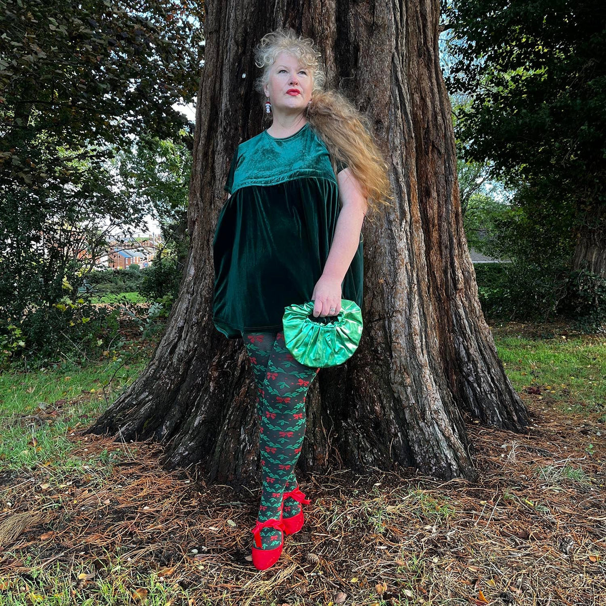 Holly Dolly Tights - Crocodile