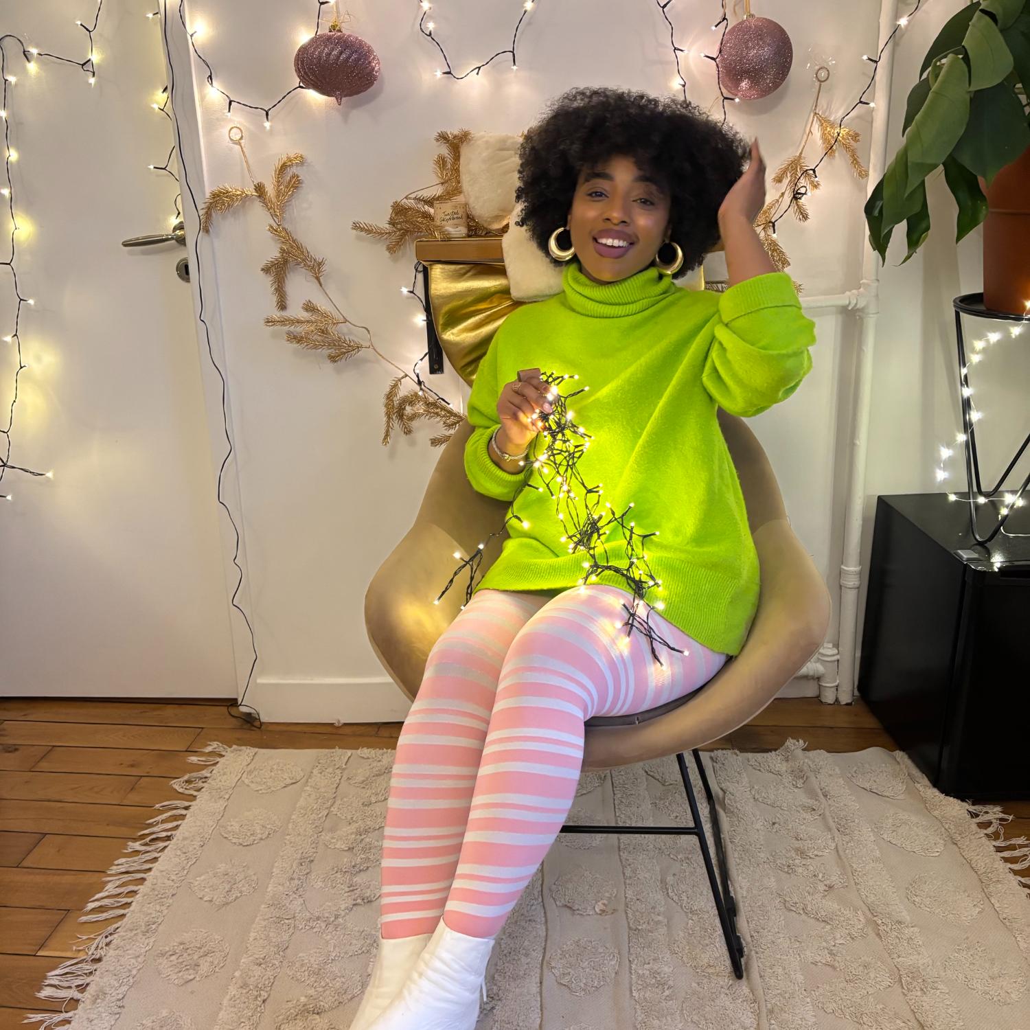 80 Denier Opaque Tights - Sugar Plum