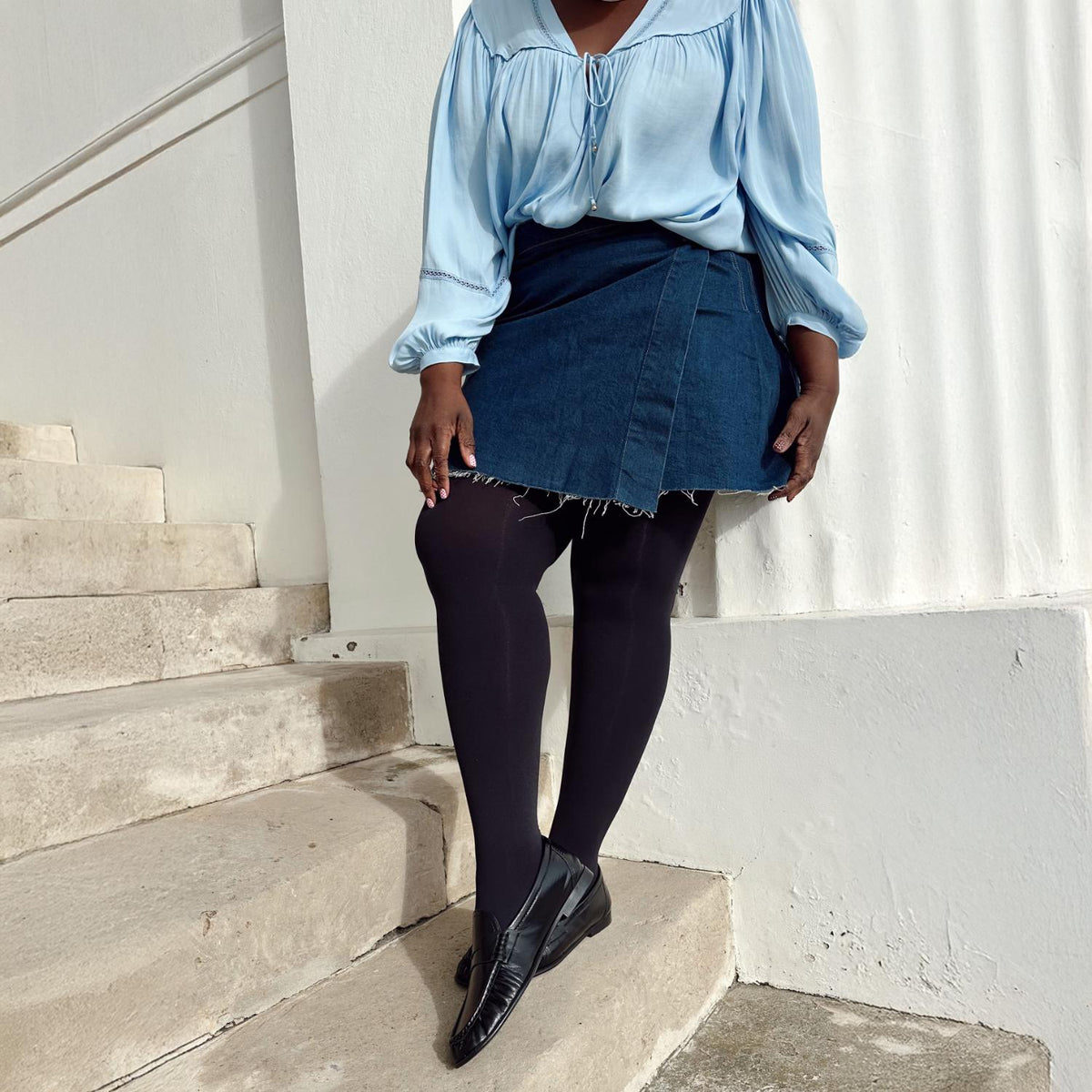 Stay Cool 80 Denier-tights - Svart