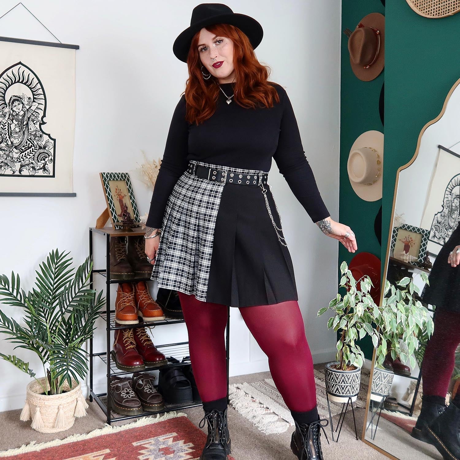 80 Denier Tights in Cherry – Snag EU