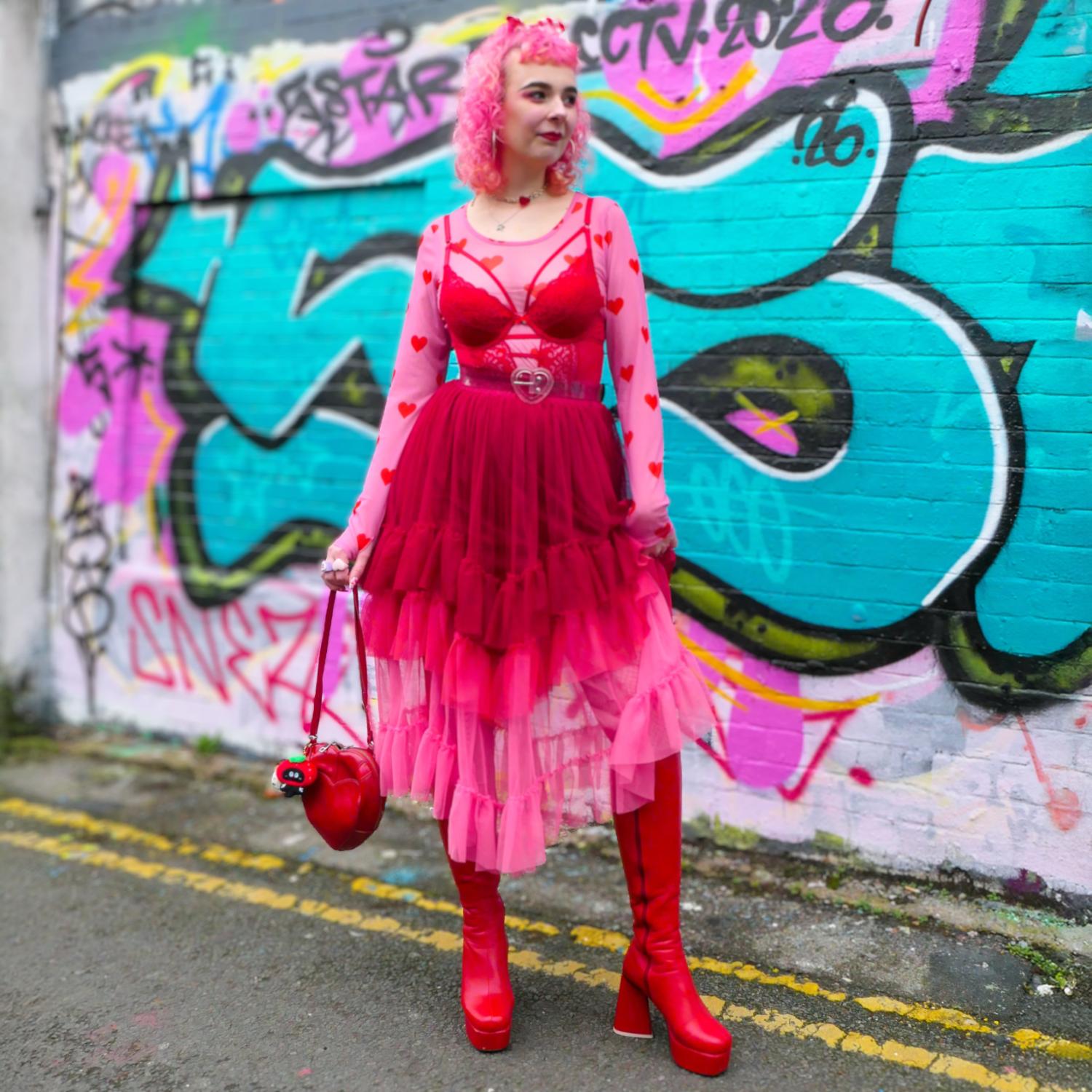 Mesh Maxi Skirt - Pirouette Ombre