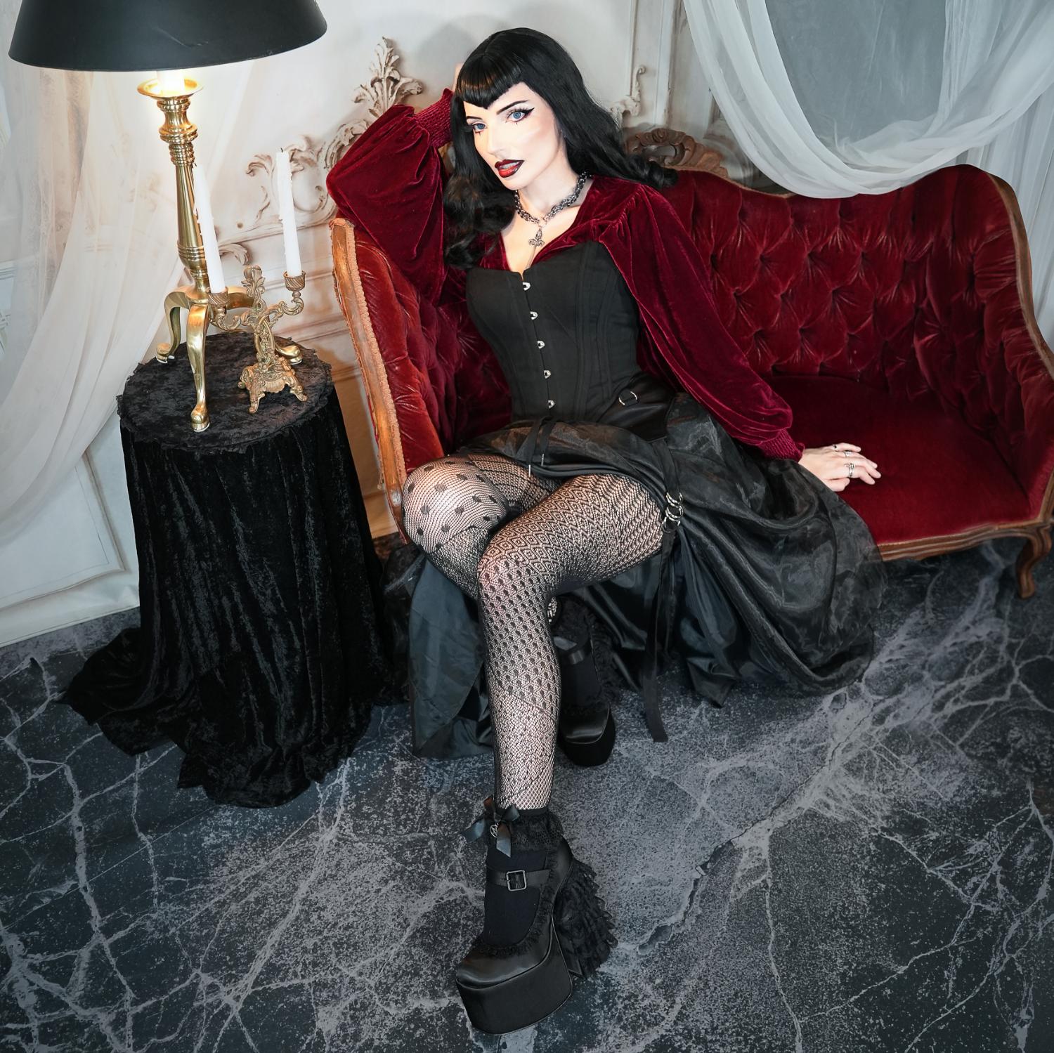 Halloween Tights - In Pieces - Black