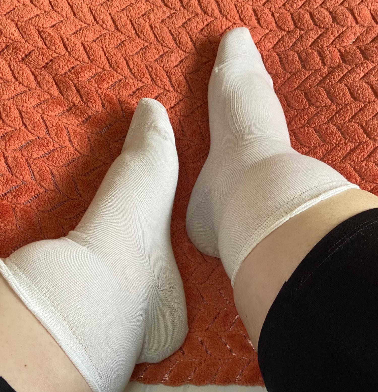 Calcetines cortos de bambú Ultimate - 5 pares en blanco