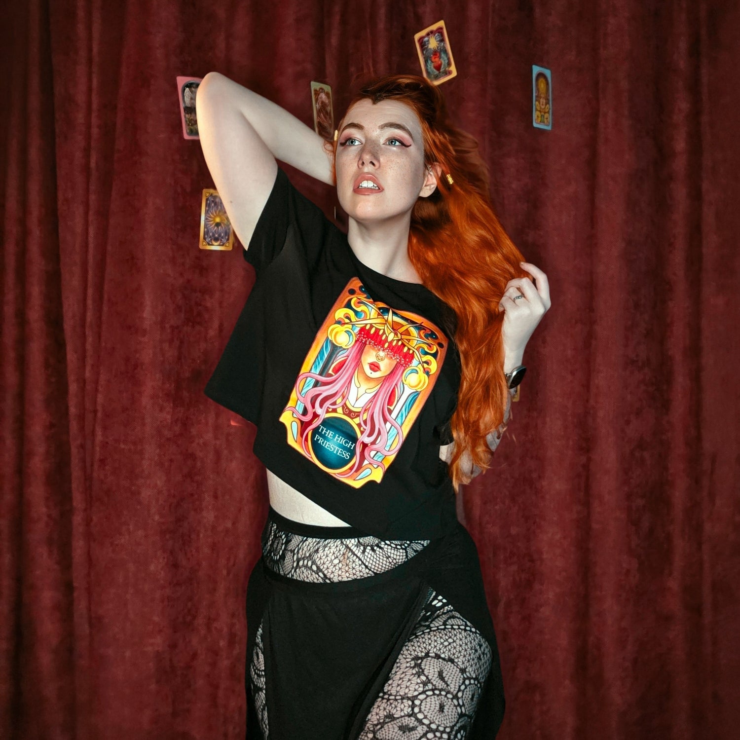 Major Arcana Boxy Tee - II The High Priestess