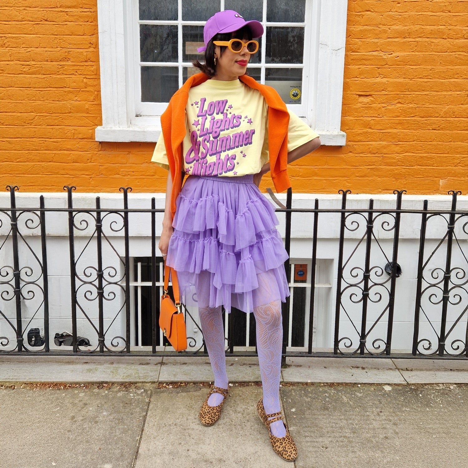 Mesh Skirt - Lavender