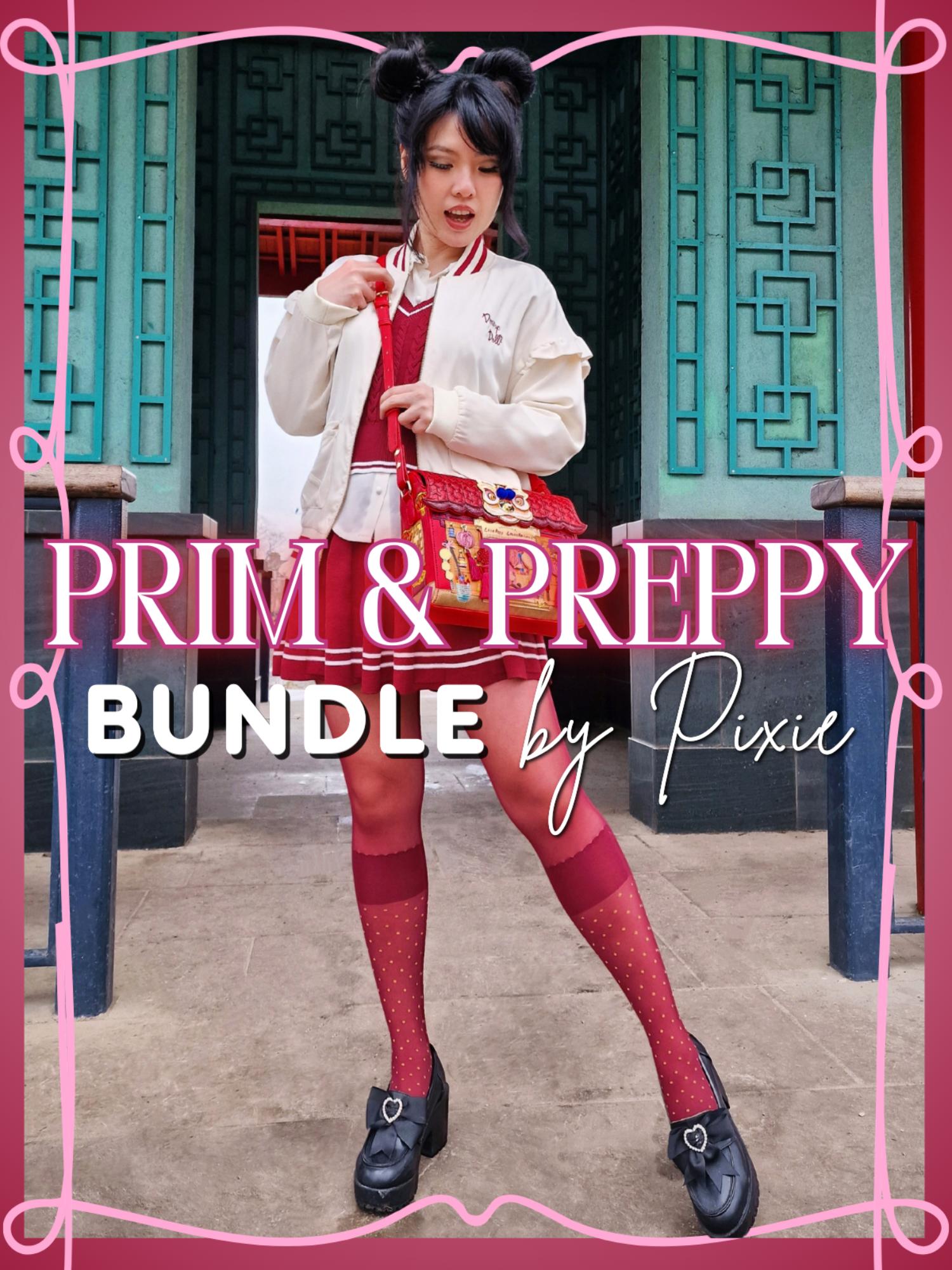 Snag Icons: Prim & Preppy Tights Bundle (3 Pairs)