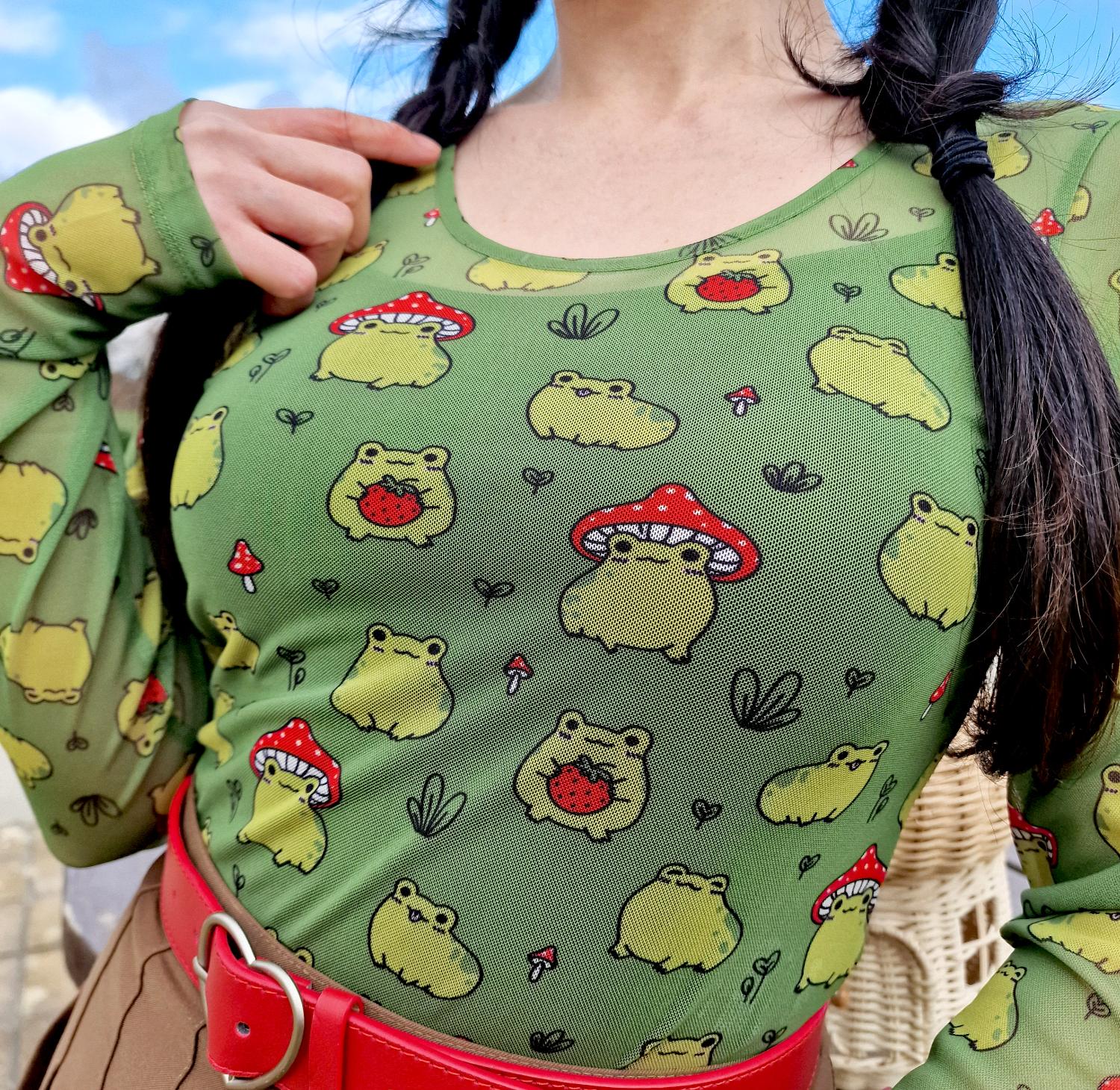 Mesh Top - Hoppy Meadow