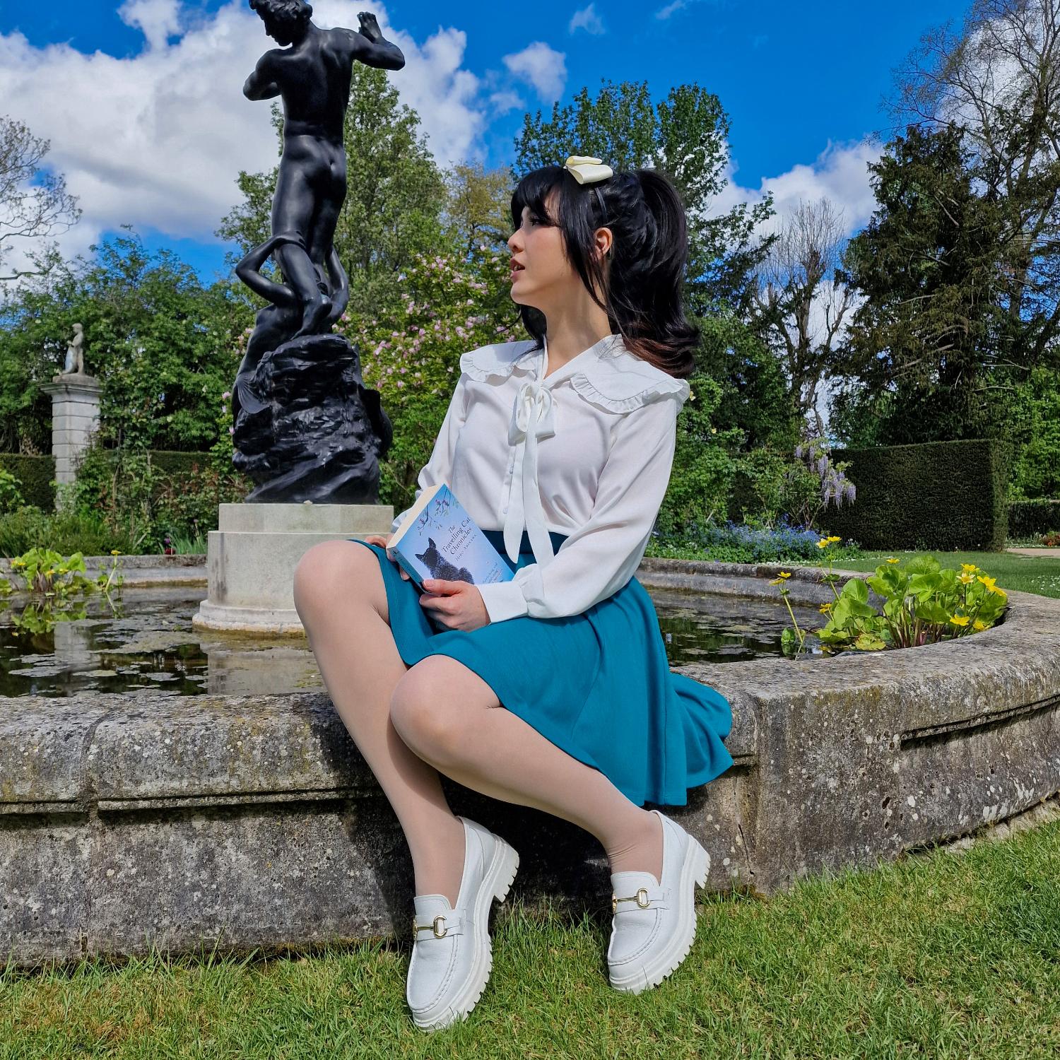 Mini-pomponrok - Ocean Teal