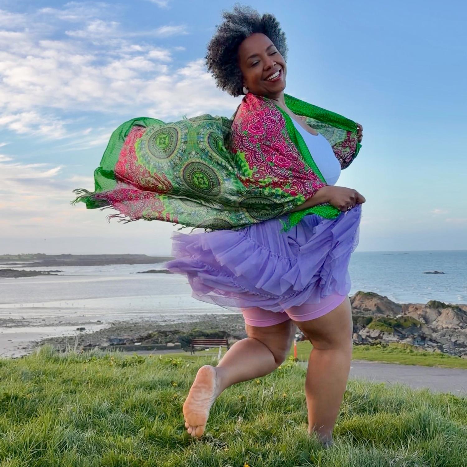 Stay Cool Chub Rub Shorts - Smoky Grape