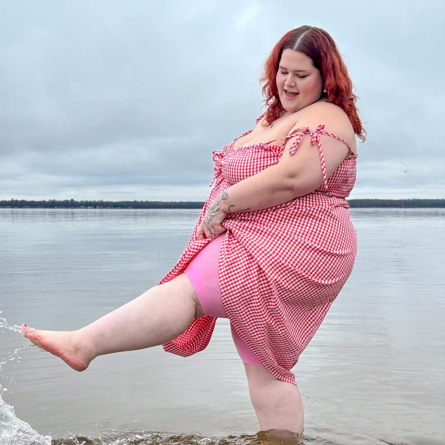 Stay Cool Chub Rub Shorts - Dragon Fruit