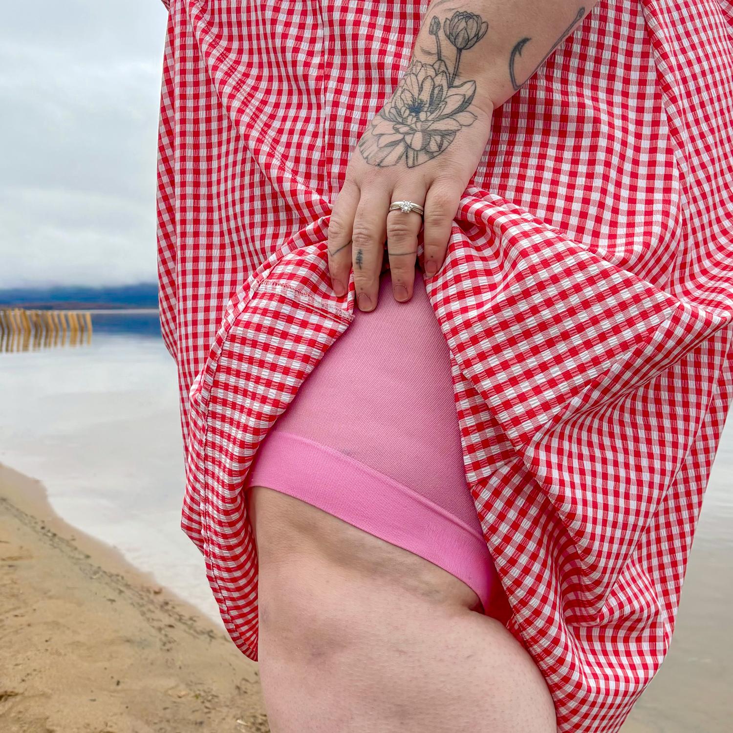 Stay Cool Chub Rub Shorts - Dragon Fruit