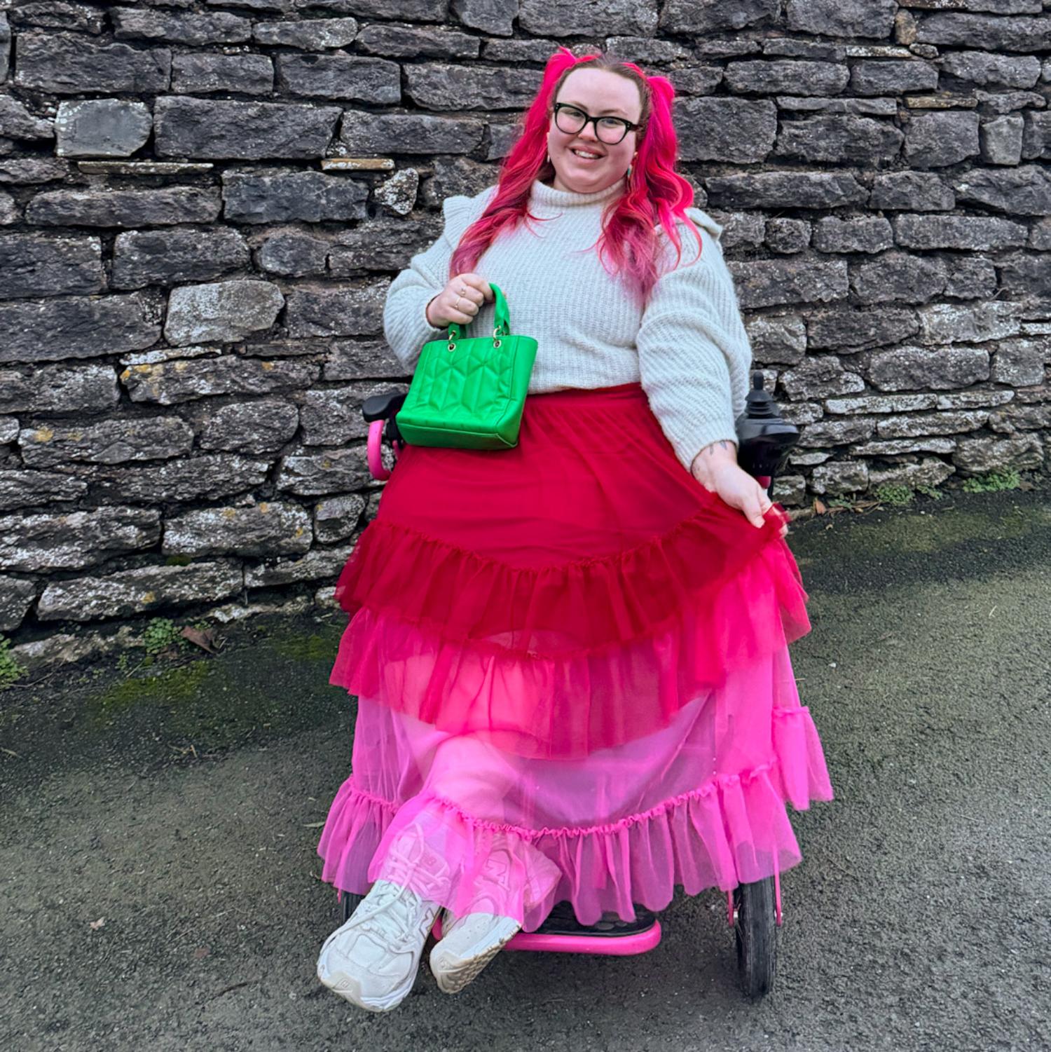 Mesh Maxi Skirt - Pirouette Ombre