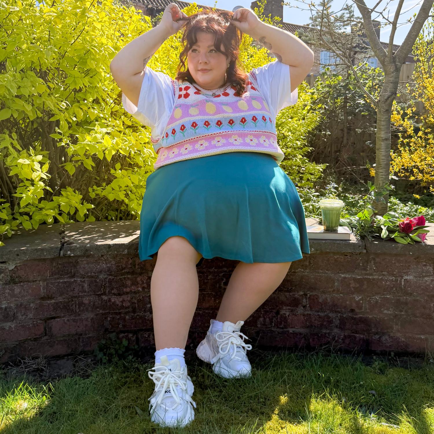 Mini-pomponrok - Ocean Teal