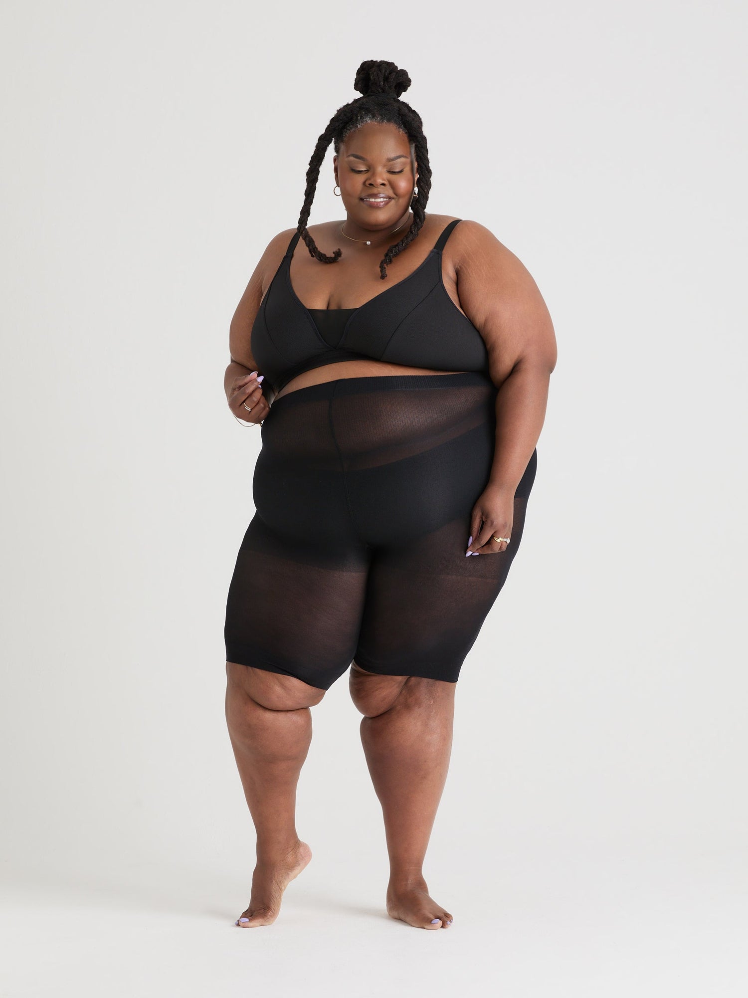 Stay Cool Chub Rub Shorts - Black