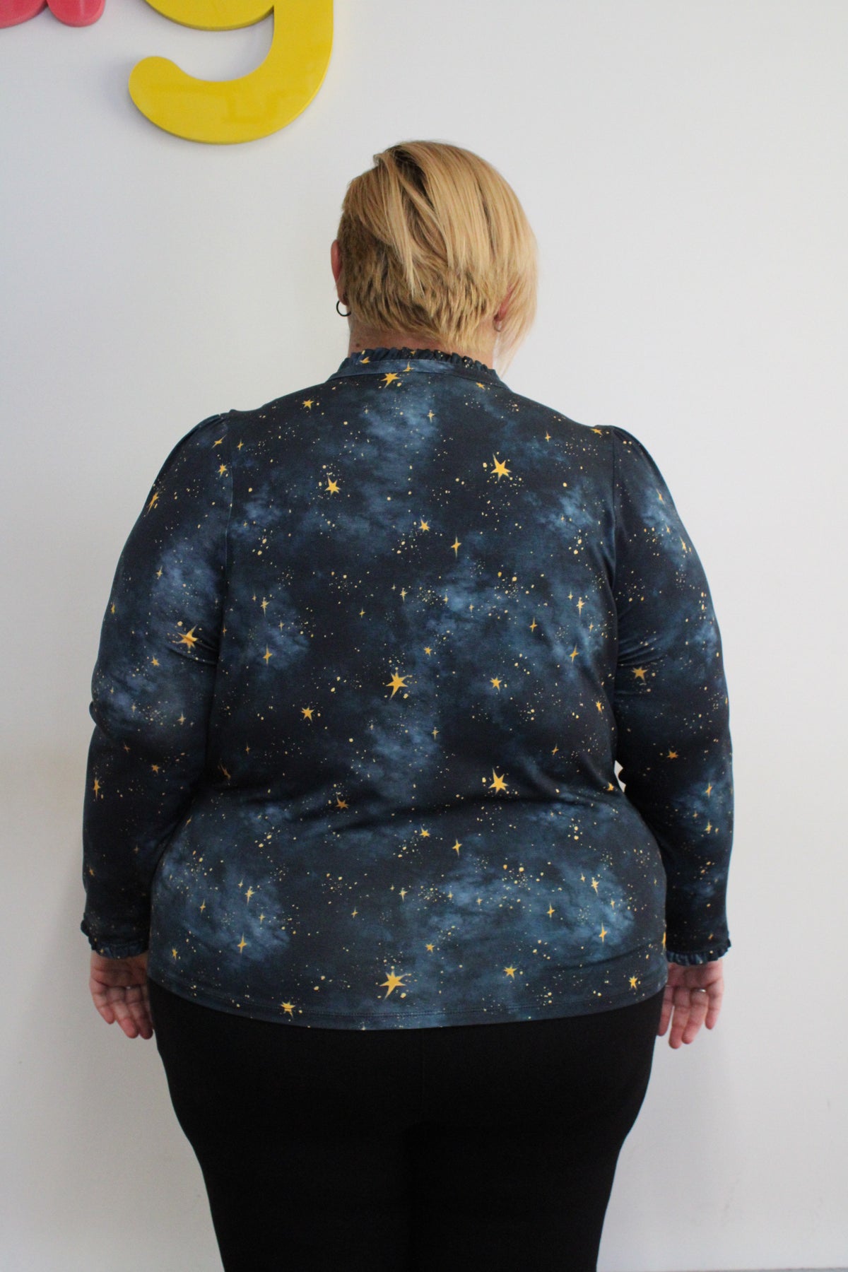Viscose Jersey Button-up Tailored Shirt - Nebula