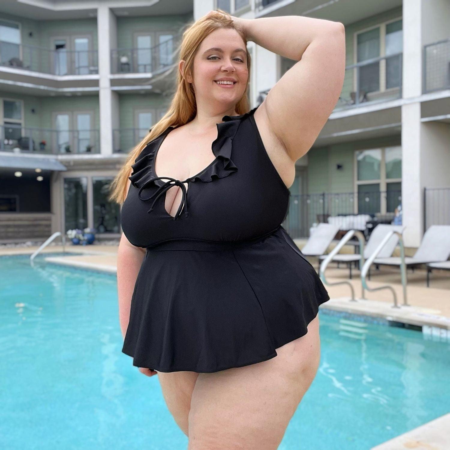 Top tankini Beam Me Up - Nero - Snag