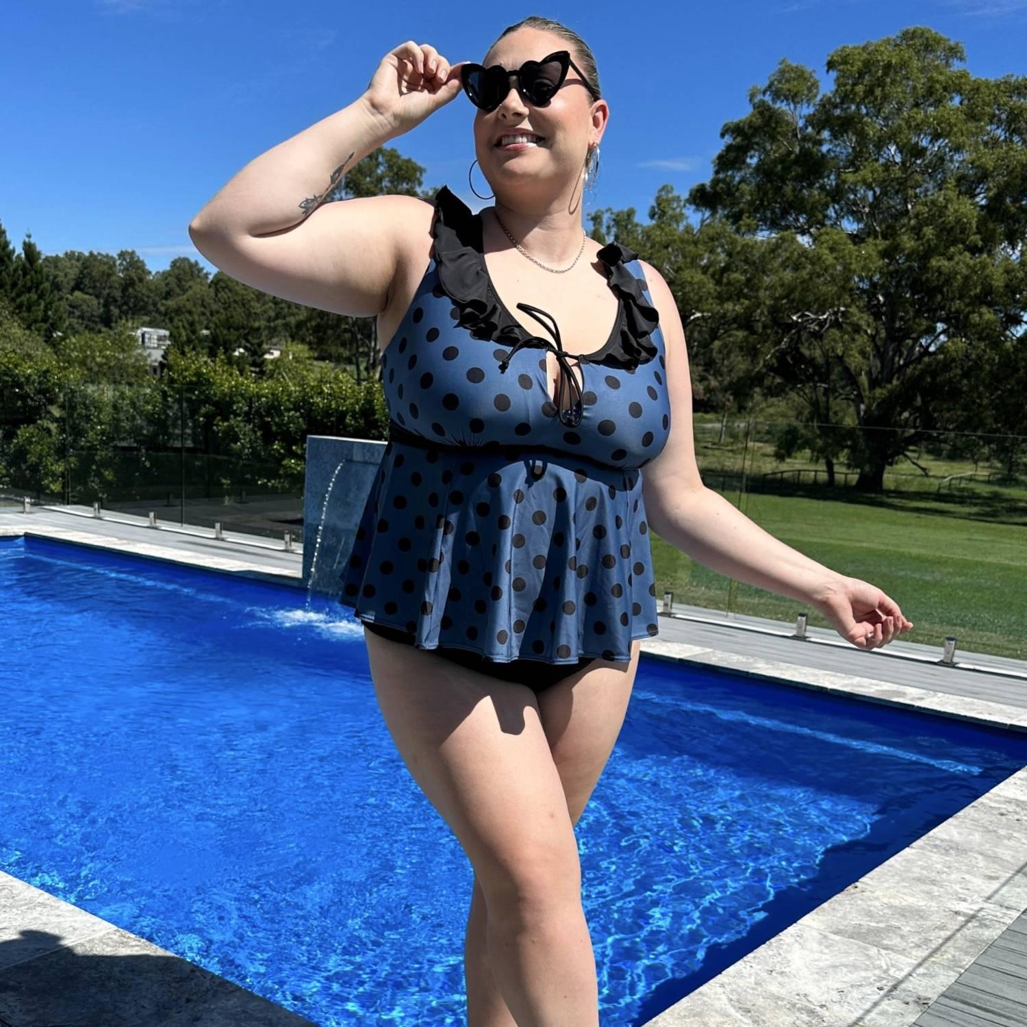 Beam Me Up Tankini-top – Polka – Snag