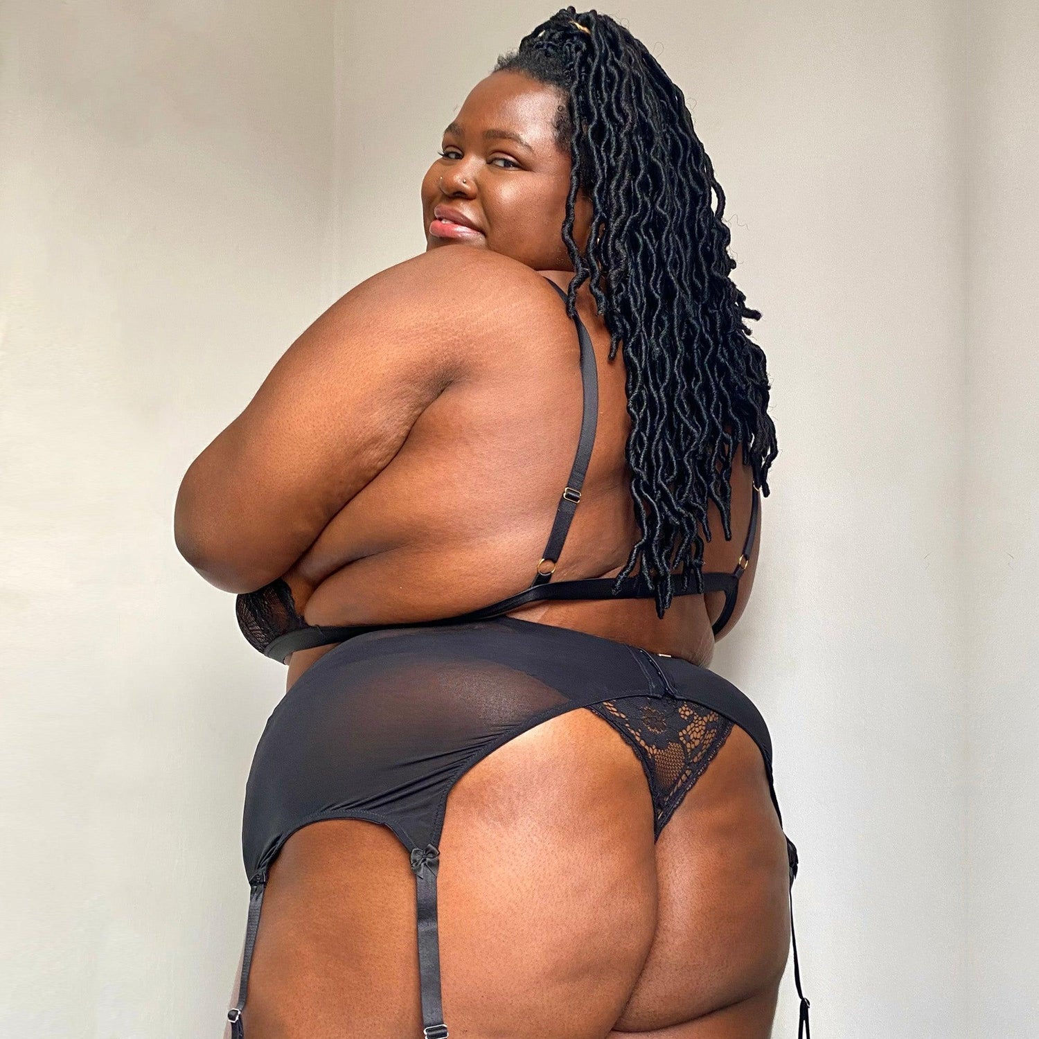 Reggicalze nero - Betty