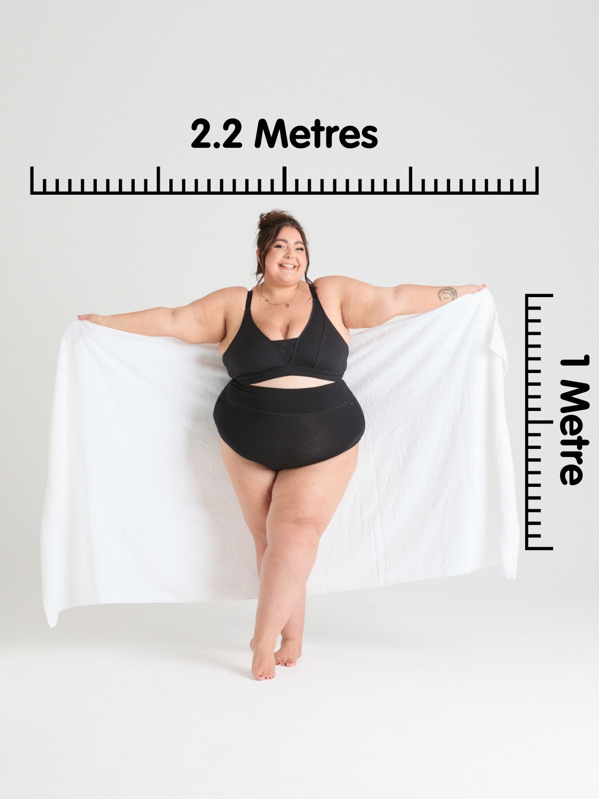 Big Softee håndklæde - hvid