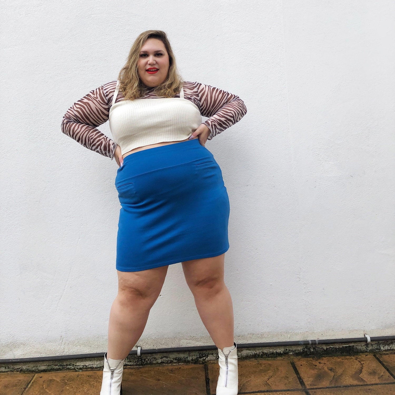 Mini spódniczka - Midnight Blue