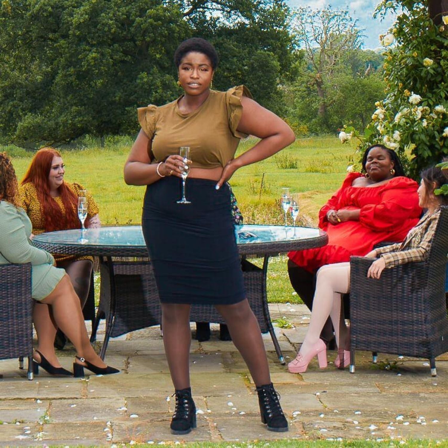 30 denier gennemsigtige strømpebukser - Praline