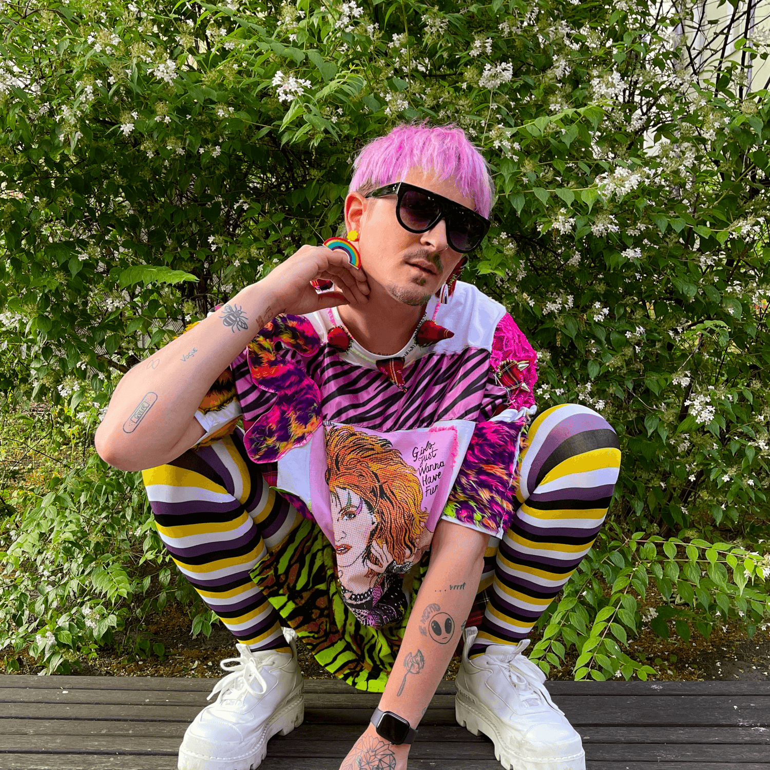 Pride-strømpebukser - Elliot