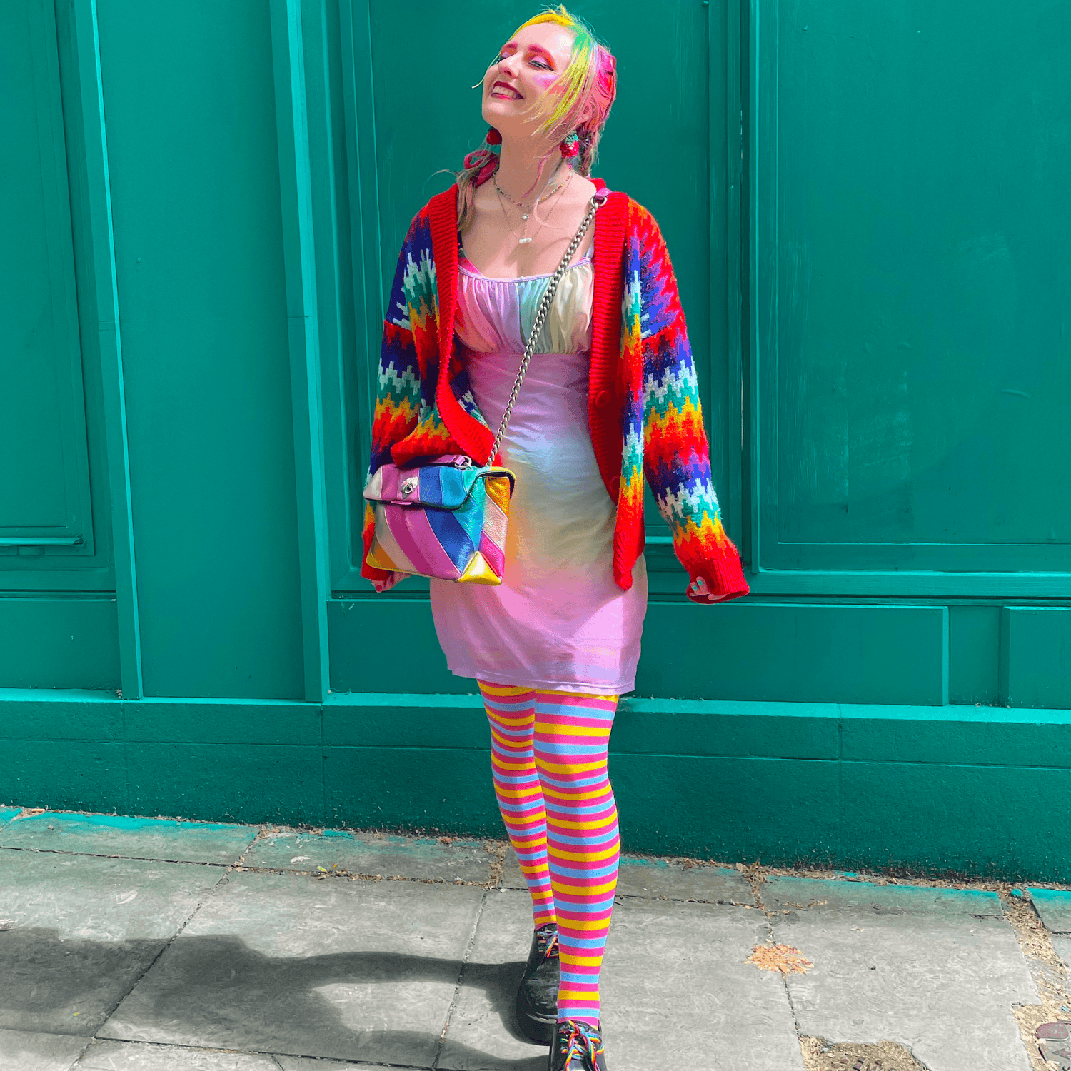 Pride-strømpebukser - Janelle