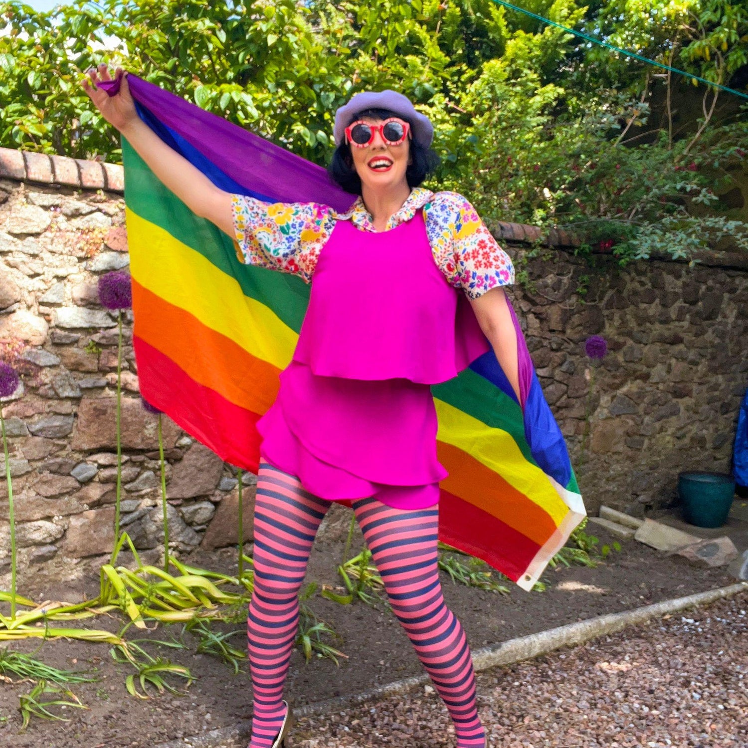 Pride-strømpebukser - Lili