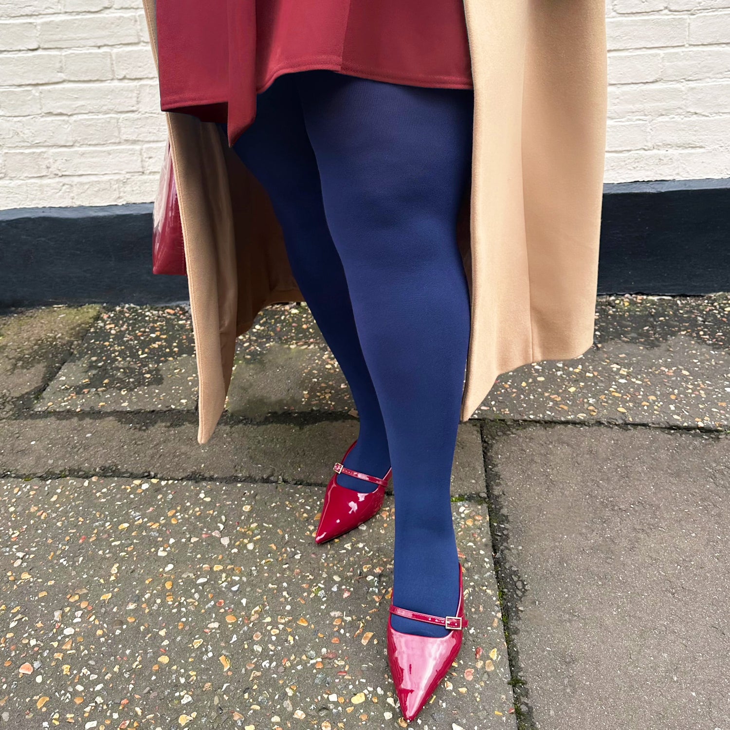 Huggy Light kompressionsstrømpebukser - Navy