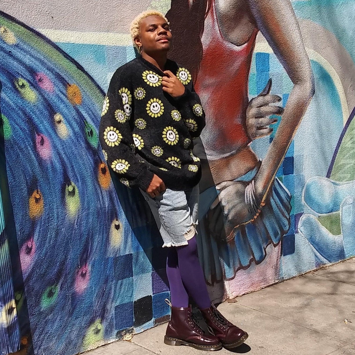 80 denier strømpebukser - Suffragette Purple - Snag