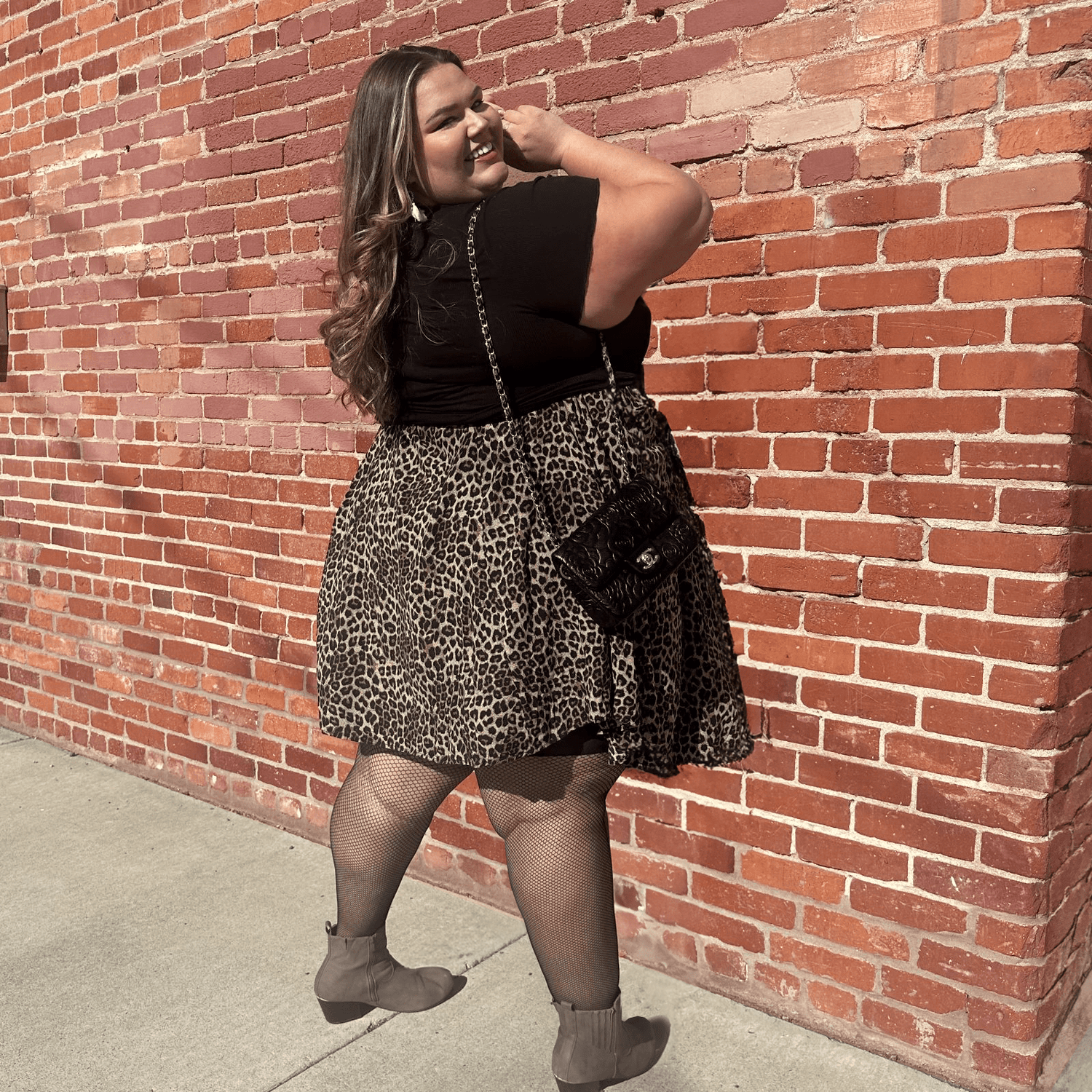 Thighs the Limit fiskenet - Sort