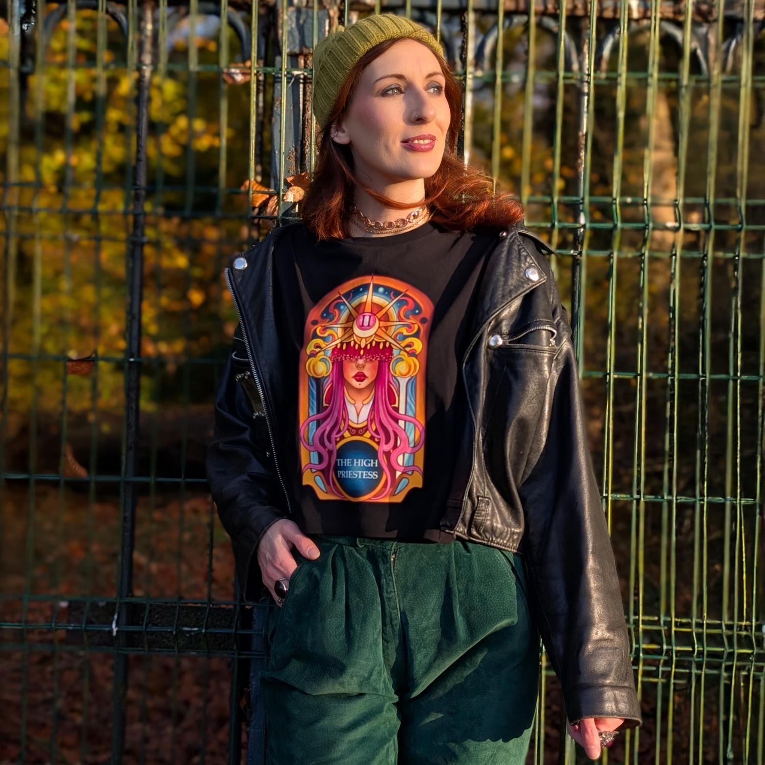 Major Arcana Boxy Tee - II Ypperstepræstinden